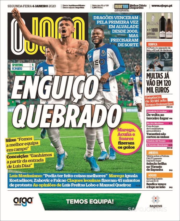Las mejores portadas deportivas.