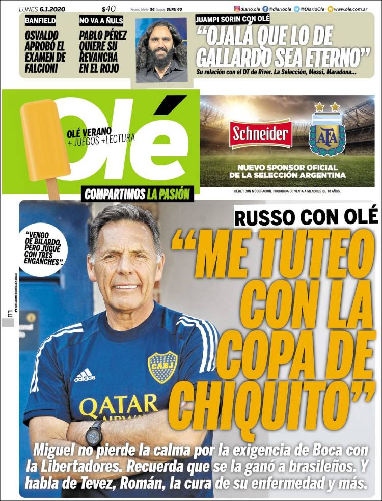 Las mejores portadas deportivas.