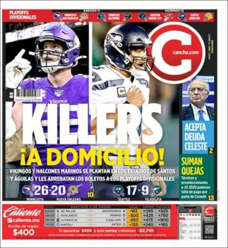 Las mejores portadas deportivas.