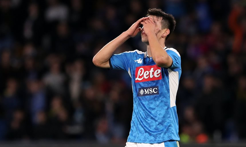 Napoli se hunde en Italia; perdió ante el Inter y Chucky apenas jugó (FOTO: TWITTER)