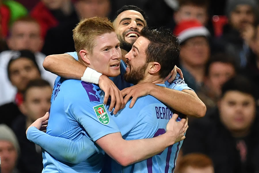 El Manchester City tiene que mantener la ventaja en el partido de vuelta. (Foto: AFP)