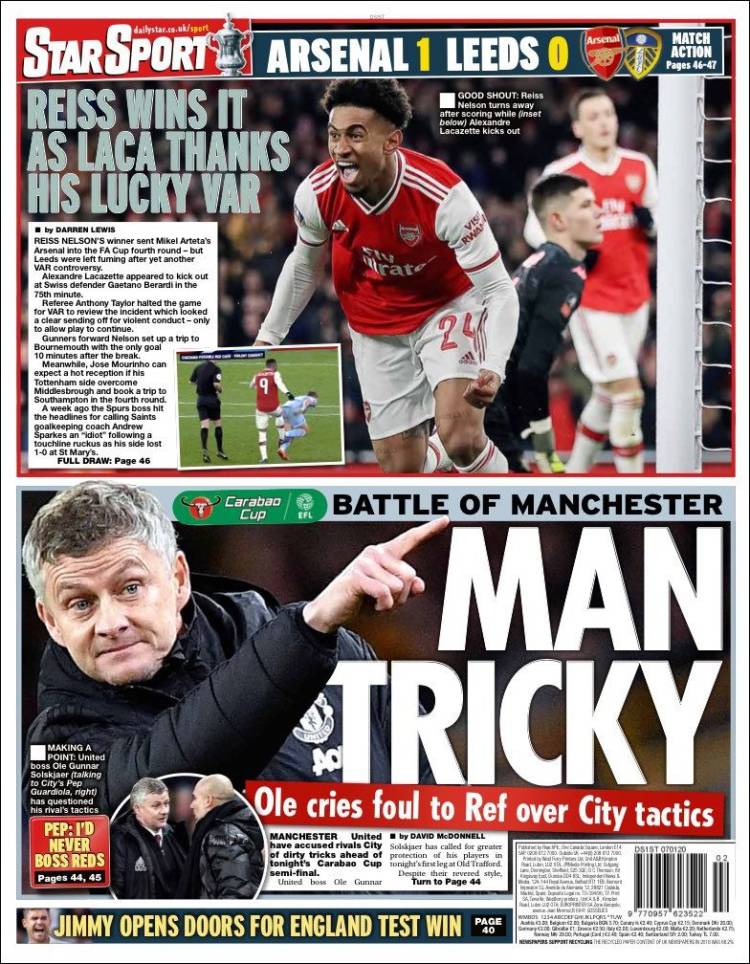 Portadas de diarios deportivos del mundo del 07 de enero del 2020