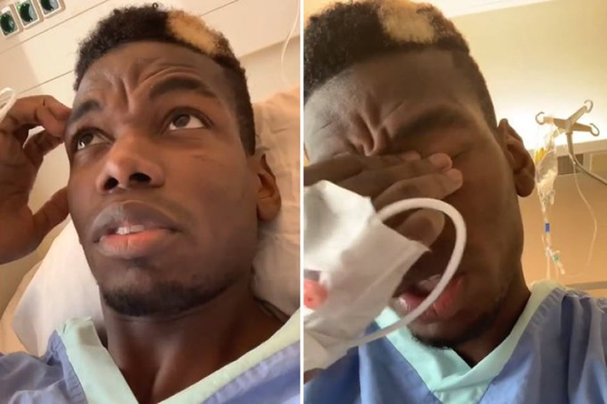El video viral de Paul Pogba, bajo los efectos de la anestesia