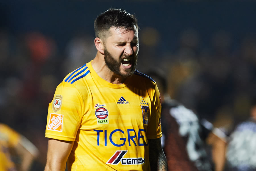 El ariete convirtió 12 anotaciones con los felinos en el Apertura 2019. FOTO: Mexsport.