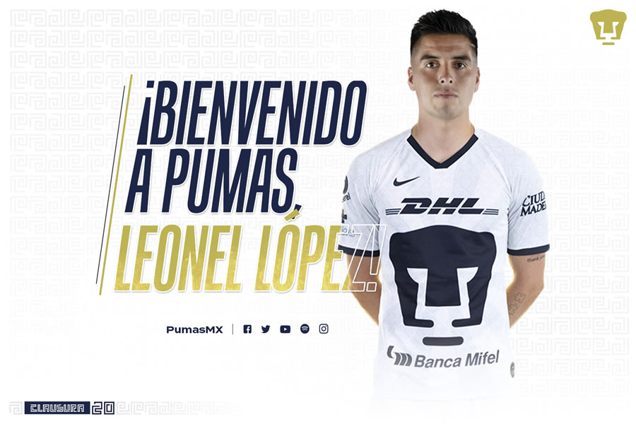 Leonel López será parte del conjunto de Pumas este torneo. (Foto: @PumasMX)