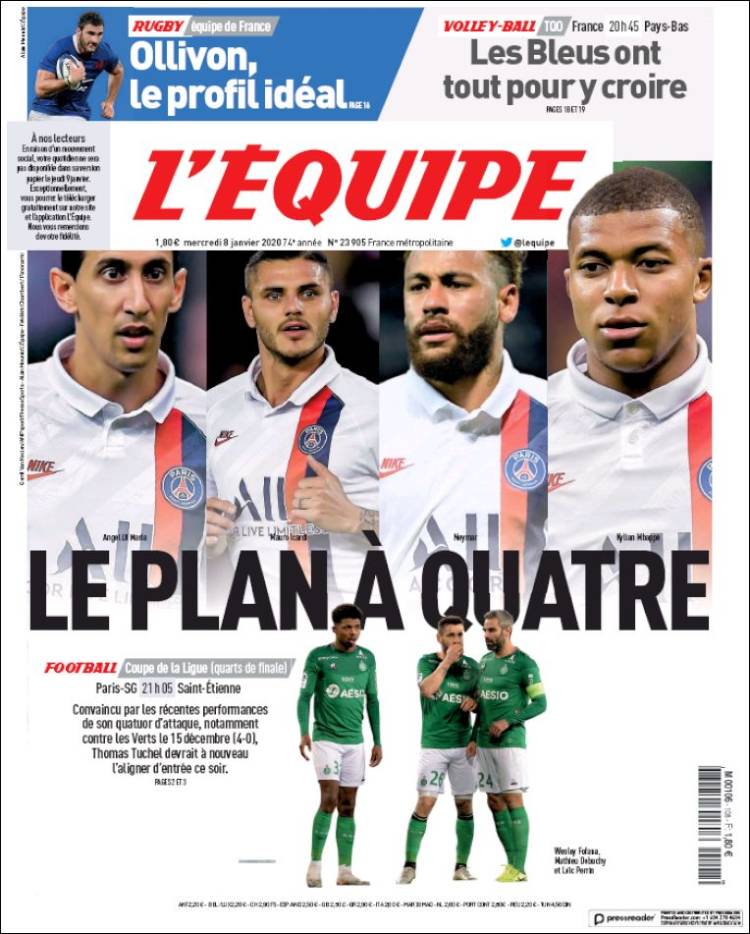 Portadas de diarios deportivos del mundo del 08 de enero del 2020