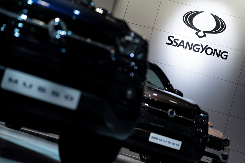 La coreana SsangYong mostró sus novedades. Foto: AFP