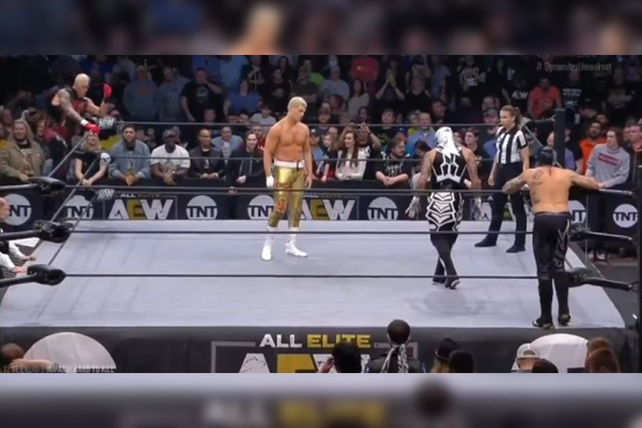 Los hermanos Rhodes se quedaron con la victoria. (Foto: AEW)