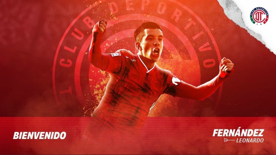 Leonardo Fernández | Toluca | Mediocampista uruguayo de 21 años, llega de la Universidad de Chile.