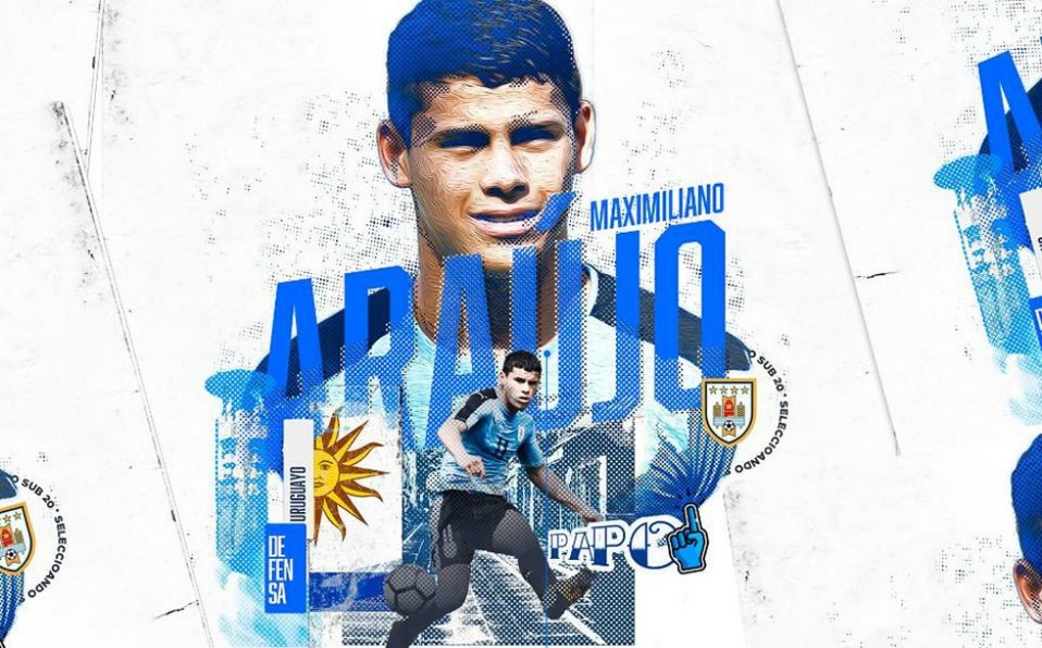 Maximiliano Araújo | Puebla | Mediocampista uruguayo de 19 años, llega del Wanderers.