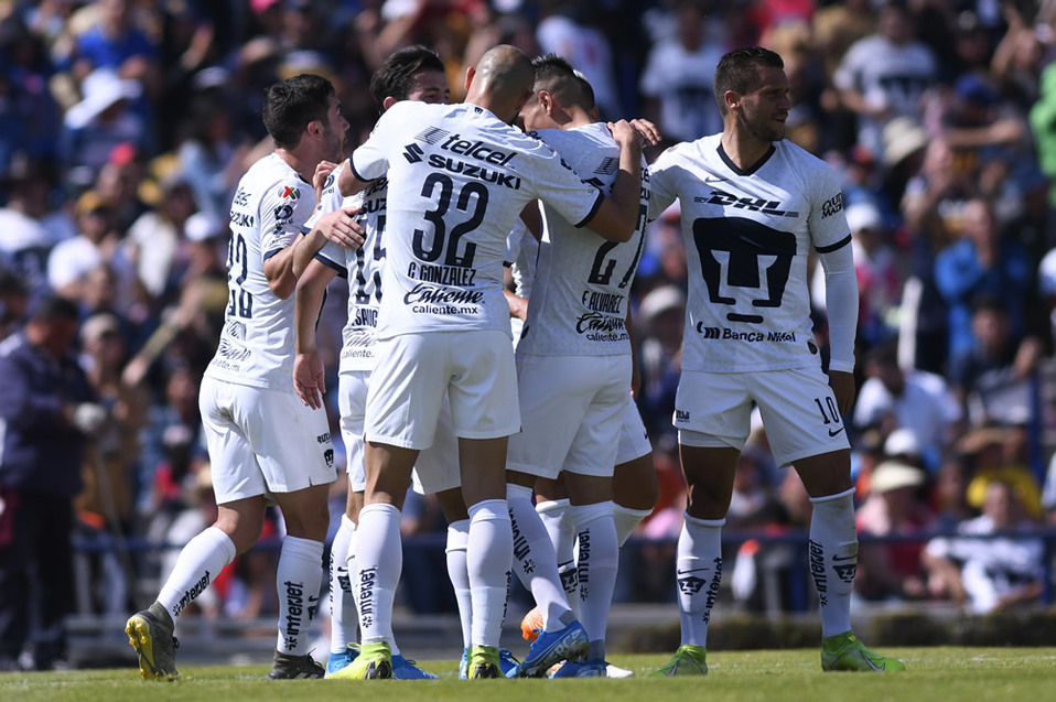 Así celebró Pumas el primer gol del 2020 (FOTO: Imago7)