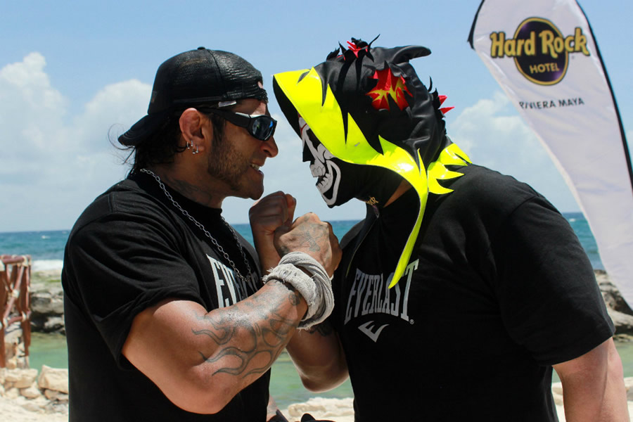 Cibernético y La Parka fueron rivales y amigos. (Foto: Milenio)