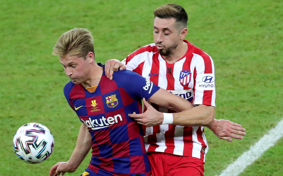 Héctor Herrera, titular con el Atlético en la Final de la Supercopa (EFE)