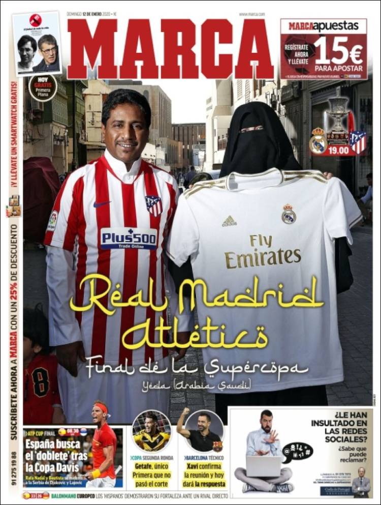 Portadas de diarios deportivos del mundo del 12 de enero del 2020