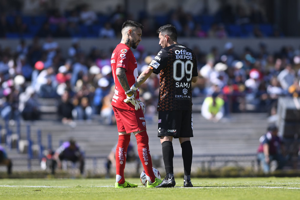 Rubens y Saldivar intercambiando palabras (FOTO: Imago7)