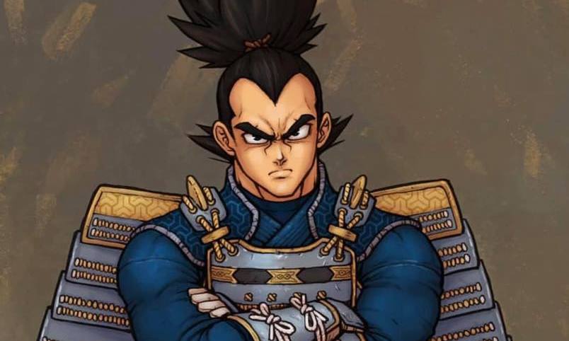 Vegeta al estilo samurái