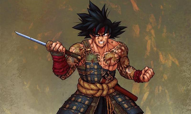 Bardock al estilo samurái