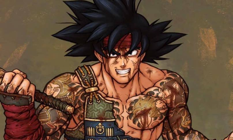 Bardock al estilo samurái