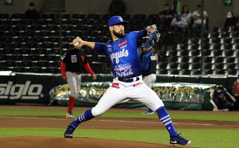 El estadounidense orquestó la primera blanqueada de Yaquis en playoffs. (Foto: LMPbeisbol)