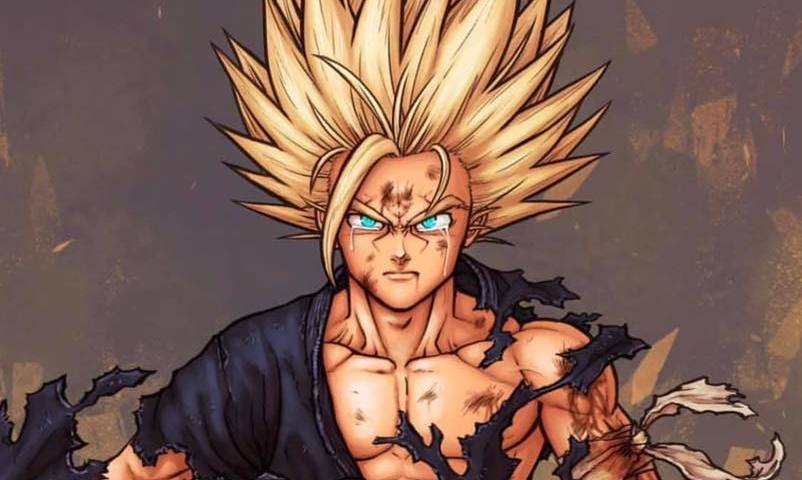 Gohan al estilo samurái