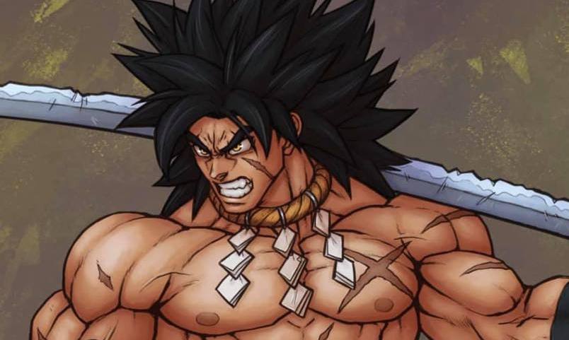 Broly al estilo samurái
