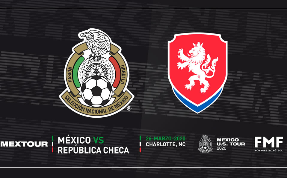 Ante República Checa, el Tri jugará en Charlotte. Foto; @miseleccionmx