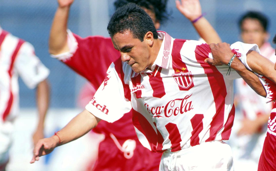Blanco defendió los colores del Necaxa de 1997 a 1998. (@Mexsport)