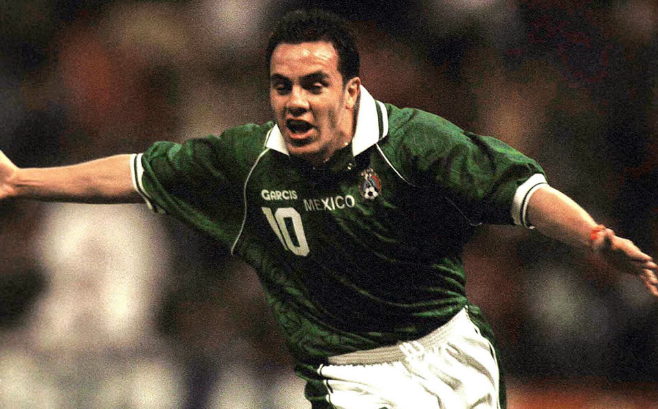 Cuauhtémoc Blanco emocionó a millones con sus goles con la Selección Mexicana y sus equipos. Foto: Mexsport