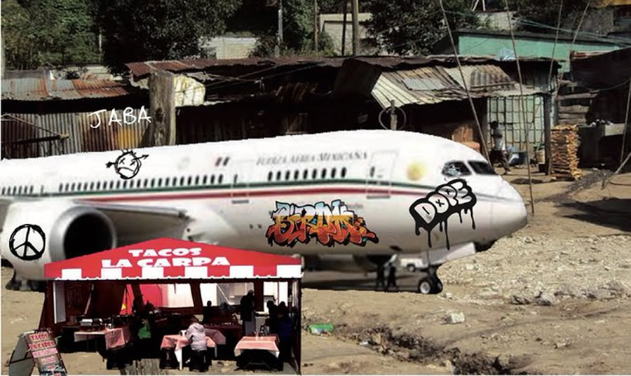 La gente no tardó en ironizar con la intención de AMLO de rifar el avión presidencial.