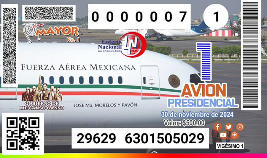 La gente no tardó en ironizar con la intención de AMLO de rifar el avión presidencial.