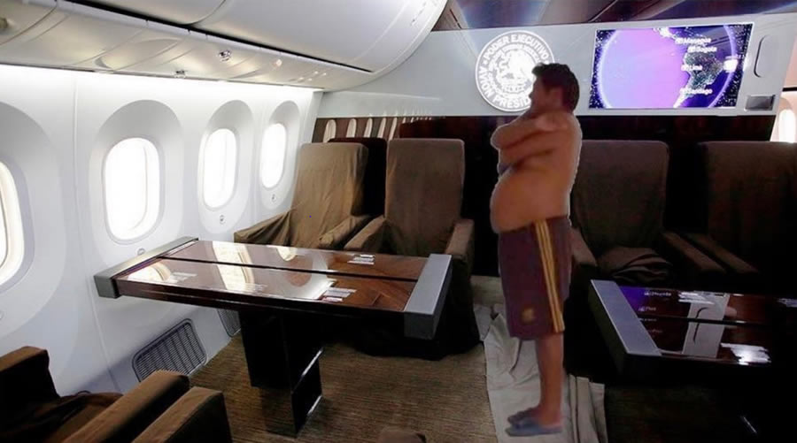 La gente no tardó en ironizar con la intención de AMLO de rifar el avión presidencial.