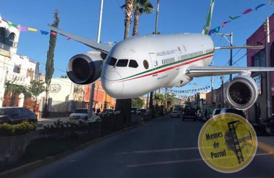 La gente no tardó en ironizar con la intención de AMLO de rifar el avión presidencial.