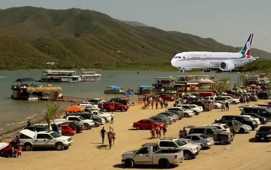 La gente no tardó en ironizar con la intención de AMLO de rifar el avión presidencial.
