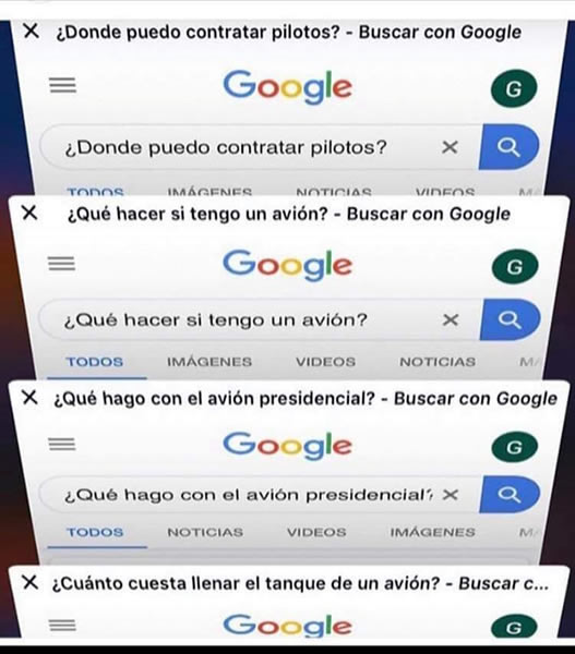 La gente no tardó en ironizar con la intención de AMLO de rifar el avión presidencial.