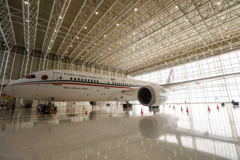 El avión presidencial que sería rifado. (Foto: Notimex)