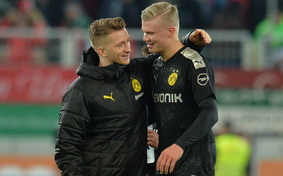 Erling Haaland hace un triplete de ensueño en su debut con el Dortmund (EFE)