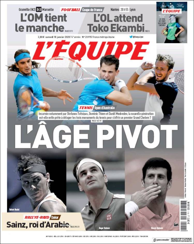 Portadas de diarios deportivos del mundo del 18 de enero del 2020
