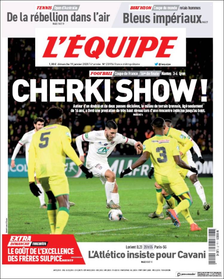 Portadas de diarios deportivos del mundo del 19 de enero del 2020.