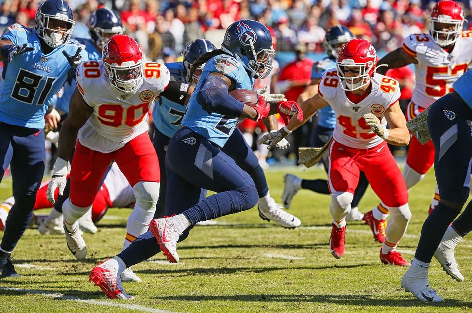 Titans vs Chiefs en la final de la Conferencia Americana.