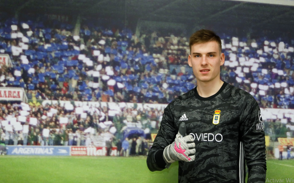 Andriy Lunin (20 años): el portero ucraniano está cedido hasta junio de este año con el Real Oviedo. (@CentralFOXMX)