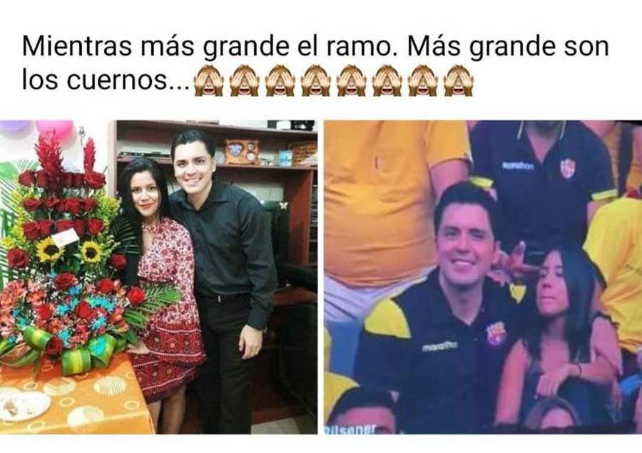 El infiel de la Kiss Cam no solo quedó exhibido en Ecuador, en todo el mundo ya lo conocen con los memes.