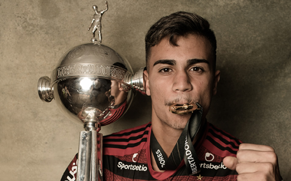Reinier Jesus (18 años): su traspaso se hizo oficial hoy y llega del Flamengo tras ganar la Libertadores del 2019. (@LibertadoresBR)