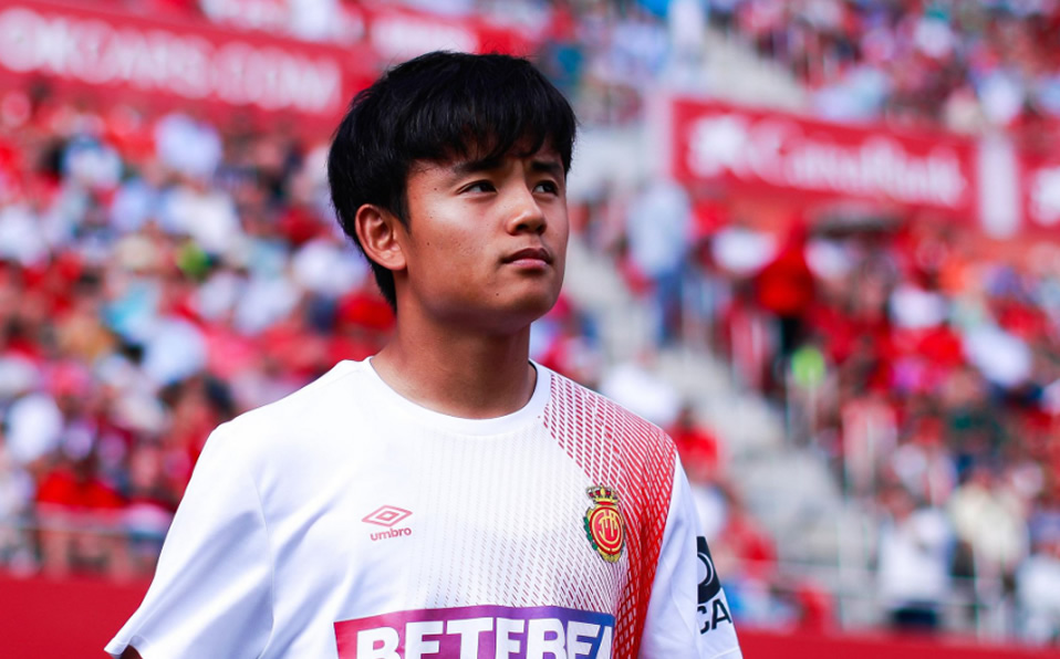 Takefusa Kubo (18 años): pertenece al Madrid, pero se encuentra en el Mallorca jugando a préstamo. (@RCD_Mallorca)