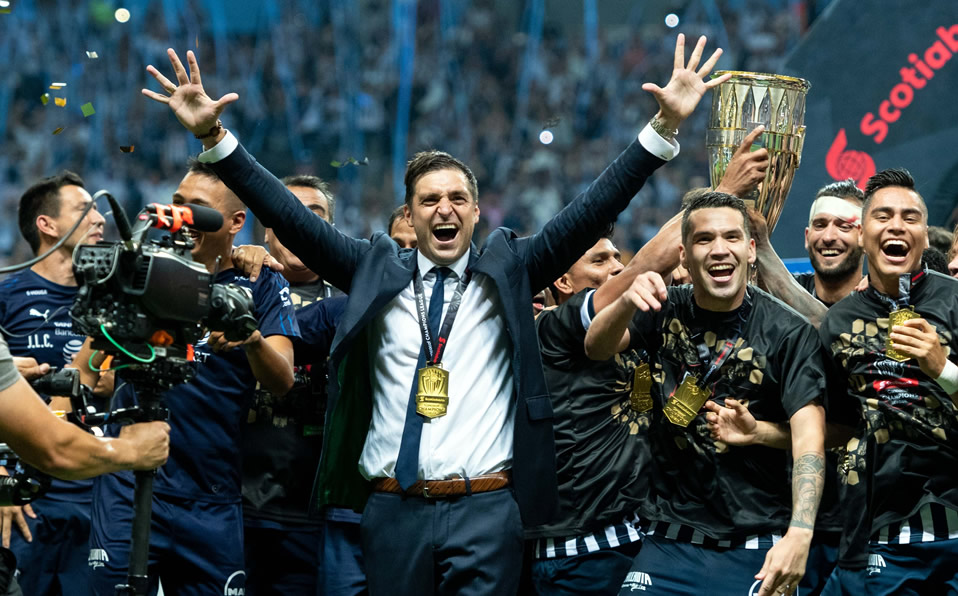 La Concachampions que ganó Diego Alonso como DT dio a Rayados el pase al Mundial de Clubes 2019. (Mexsport)