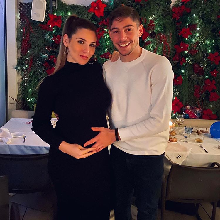 Del otro lado del charco también están de fiesta, Fede Valverde será papá.