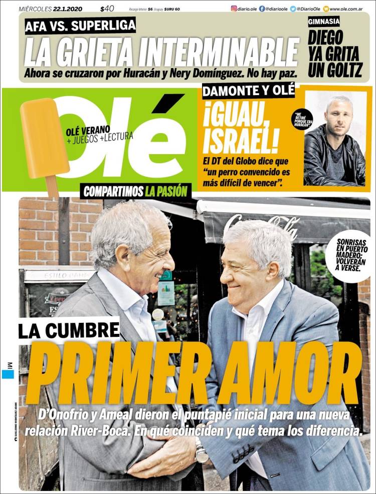 Portadas de diarios deportivos del mundo del 22 de enero del 2020