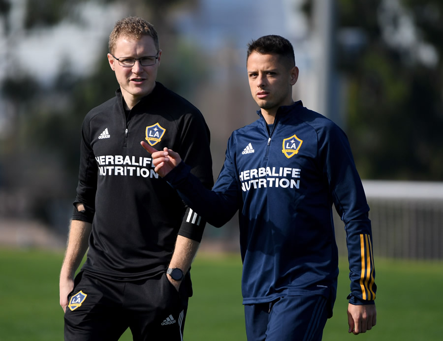Chicharito Hernández, refuerzo del LA Galaxy. (Foto: AFP)