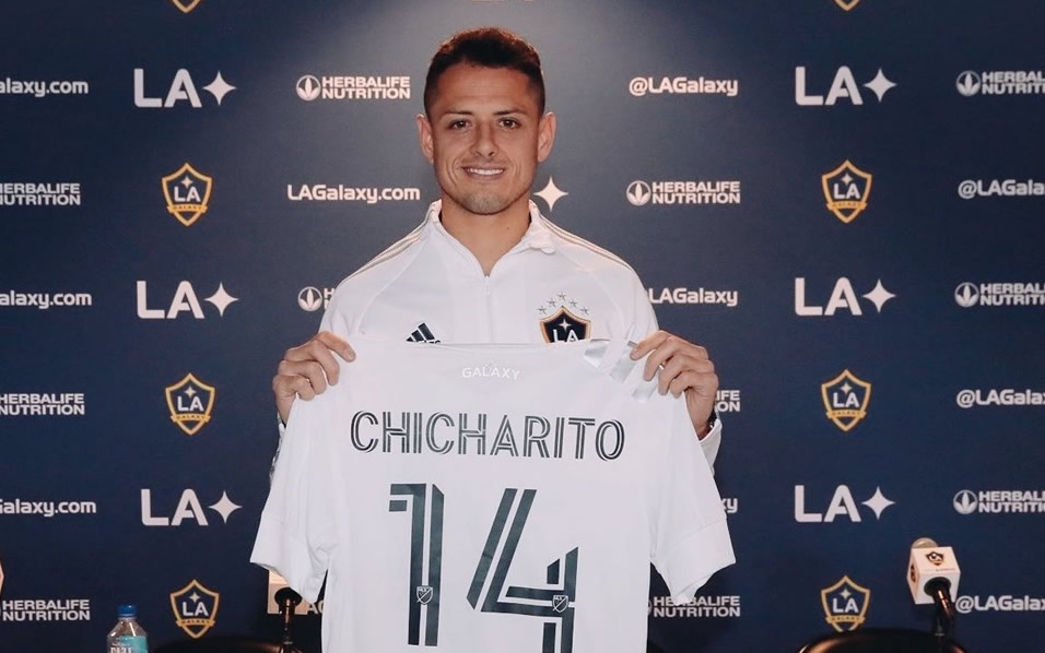 Galaxy desembolsó 9.5 MDD por 'Chicharito'. (@LAGalaxy)