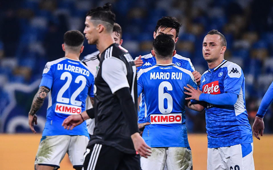 El Napoli dio la sorpresa de la jornada en Italia (AFP)