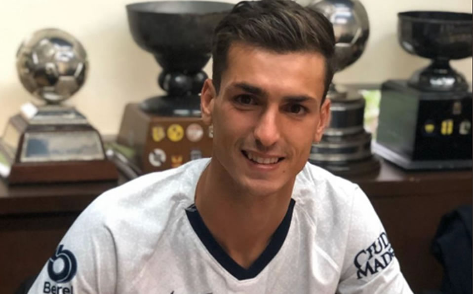 Juan Dinenno entró al minuto 90. (@PumasMX)